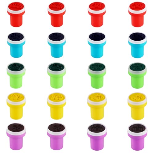 20er-Pack Stempel Kinder, Stempelset Kinder Kinder-Bauwagen-Stempel, Kinderstempel Ideal FüR Bastelarbeiten, Geburtstagsgeschenke 20er-Pack Stempel Kinder, Stempelset Kinder Kinder-Bauwagen-Stempel, Kinderstempel Ideal FüR Bastelarbeiten, Geburtstagsgeschenke von Husalsea