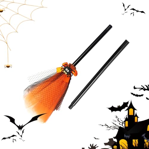 Husoiuy Halloween Hexenbesen Spielzeug,Hexenbesen Kostümzubehör Für Halloween - Karnevalszubehör Rollenspiel Spielzeug Für Kindergeburtstage Verkleidung Kindertheater von Husoiuy