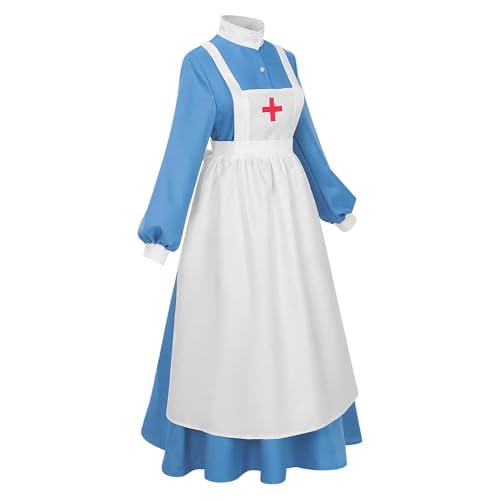 Husoiuy Kostüm für Damen - Halloween Uniform Oberteil,Historisches Outfit Langarm für Fotoshootings Schauspieler Feierlichkeiten Dickens-Feste TV-Produktionen Husoiuy Kostüm für Damen - Halloween Uniform Oberteil,Historisches Outfit Langarm für Fotoshootings Schauspieler Feierlichkeiten Dickens-Feste TV-Produktionen von Husoiuy