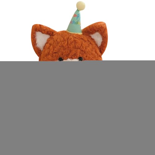 Husoiuy Nettes Bärenplüschkissen, Plüschbärenpuppe | Weiches Bärenplüschspielzeug 15 Zoll | Weiche Fuchs Huggable -Kissenspielzeug 15 Zoll für Auto, Sofa, Couch von Husoiuy