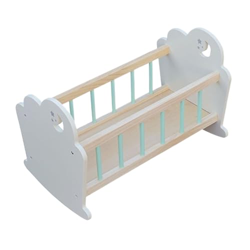 Husoiuy Puppenbett,Miniatur Möbel Aus Holz Mit Schlaffunktion - Authentisches Möbel Spielzeug Für Kleinkinder Mädchen Puppenhaus Zubehör Husoiuy Puppenbett,Miniatur Möbel Aus Holz Mit Schlaffunktion - Authentisches Möbel Spielzeug Für Kleinkinder Mädchen Puppenhaus Zubehör von Husoiuy