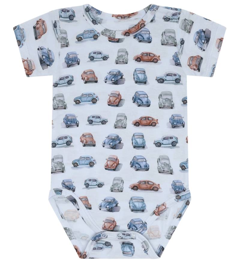 Hust and Claire Body k/ä - Bambus - HcBuller Retro Cars - Wasser - Hust and Claire - 1½ Jahre (86) - Body K/Ä von Hust and Claire