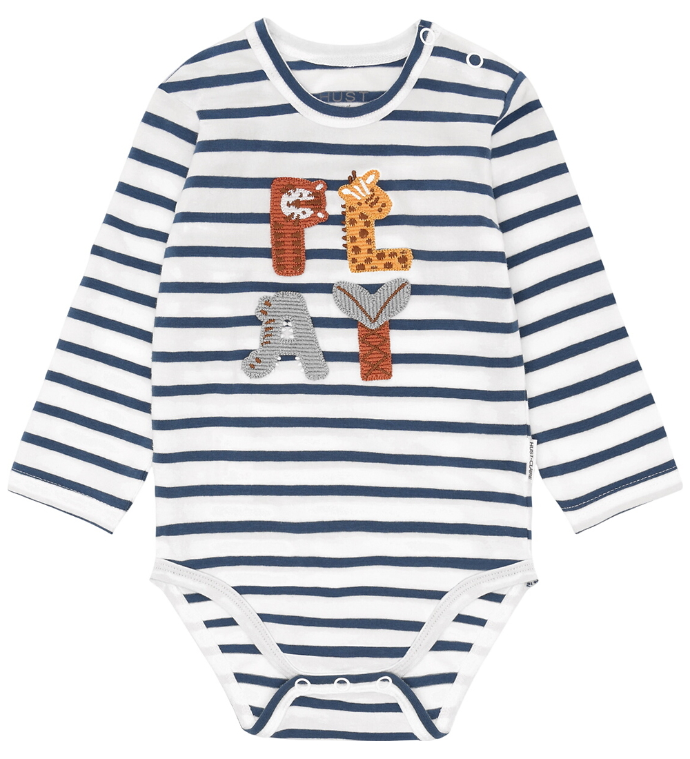 Hust and Claire Body l/ä - Billy - Ivory m. Print - Hust and Claire - 1 Jahr (80) - Body L/Ä von Hust and Claire