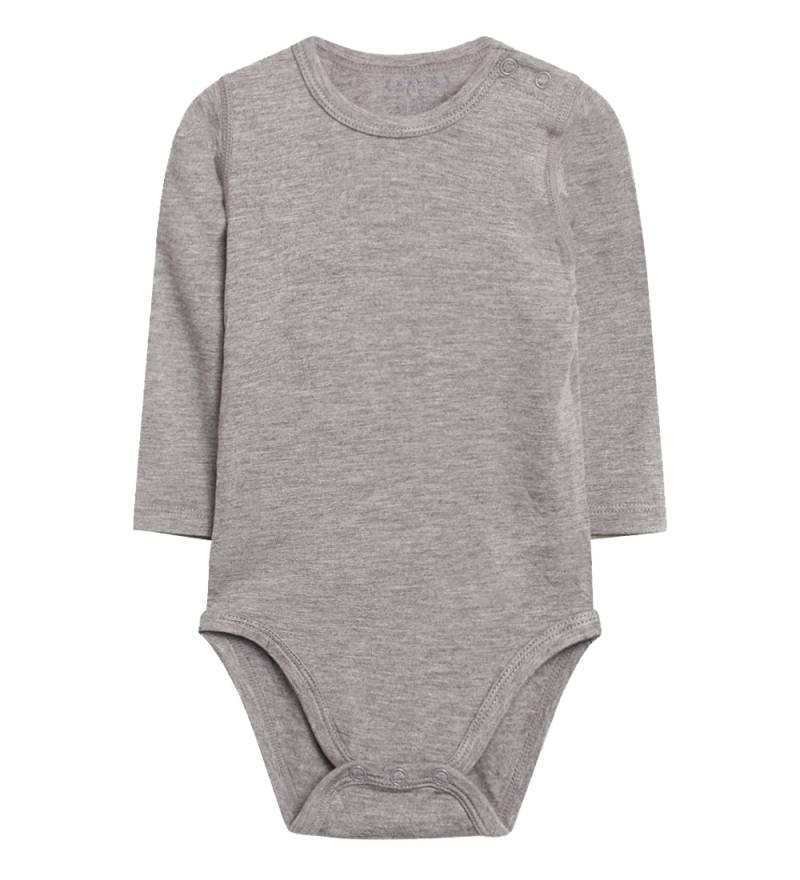 Hust and Claire Body l/ä - Buller - Bambus - Graumeliert - Hust and Claire - 50 - Body L/Ä Hust and Claire Body l/ä - Buller - Bambus - Graumeliert - Hust and Claire - 50 - Body L/Ä von Hust and Claire