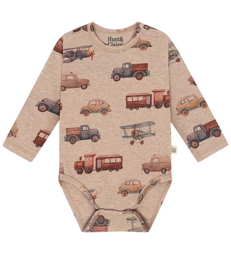 Hust and Claire Body l/ä - HCBilly Engine - Biscuit - Hust and Claire - 1 Jahr (80) - Body L/Ä von Hust and Claire