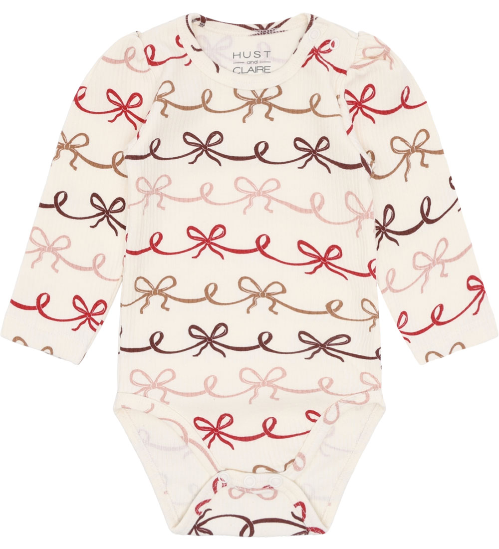 Hust and Claire Body l/ä - Rib - HCBritt - Sugar m. Bögen - Hust and Claire - 68 - Body L/Ä Hust and Claire Body l/ä - Rib - HCBritt - Sugar m. Bögen - Hust and Claire - 68 - Body L/Ä von Hust and Claire