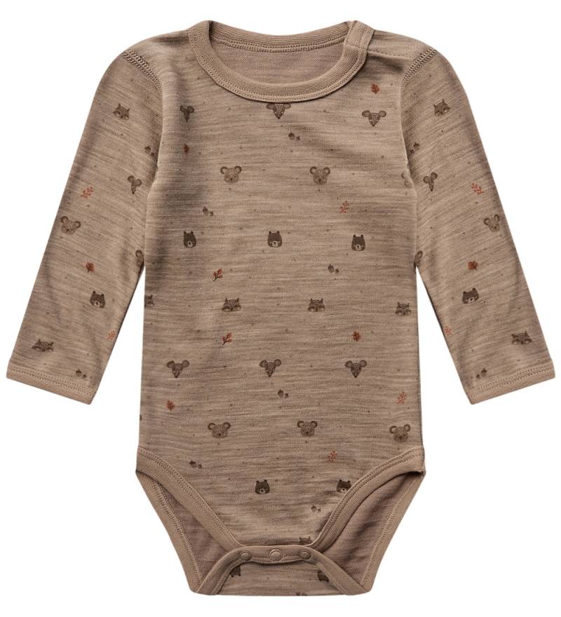 Hust and Claire Body l/ä - Wolle/Bambus - HCBaloo - Biscuit m. S - Hust and Claire - 2 Jahre (92) - Body L/Ä von Hust and Claire