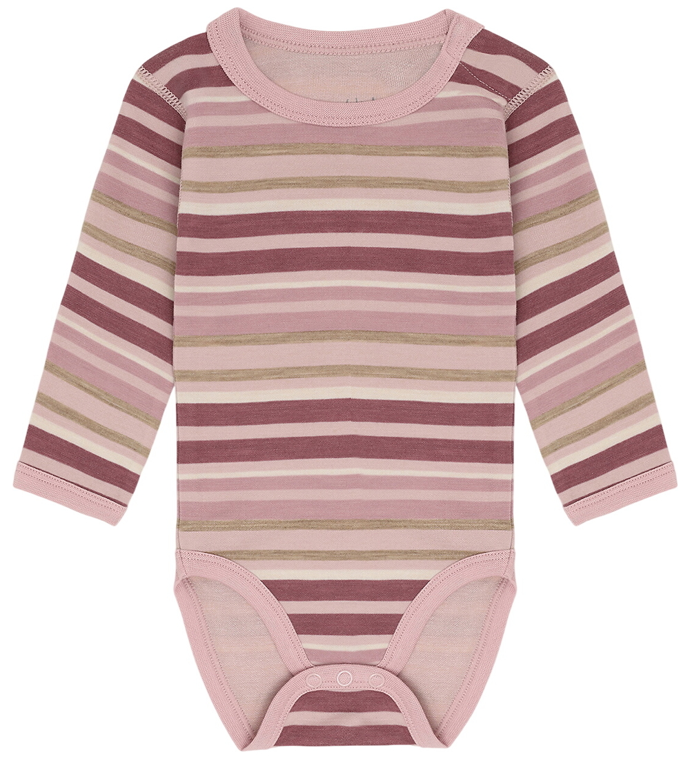 Hust and Claire Body l/ä - Wolle/Bambus - HCBaloo - Dusty Rose m - Hust and Claire - 3 Jahre (98) - Body L/Ä von Hust and Claire