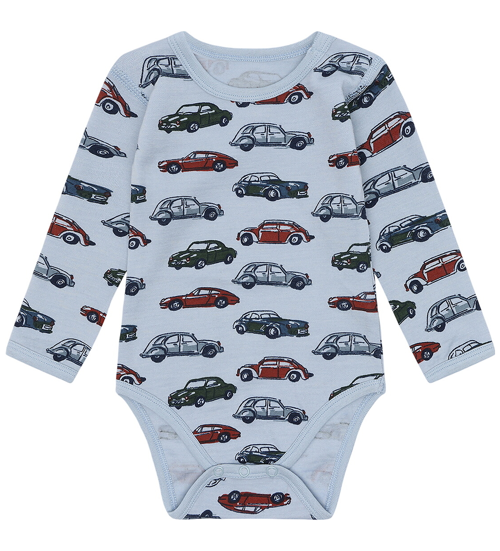 Hust and Claire Body l/ä - Wolle - HCBo Cars - Baby Blue - Hust and Claire - 74 - Body L/Ä Hust and Claire Body l/ä - Wolle - HCBo Cars - Baby Blue - Hust and Claire - 74 - Body L/Ä von Hust and Claire