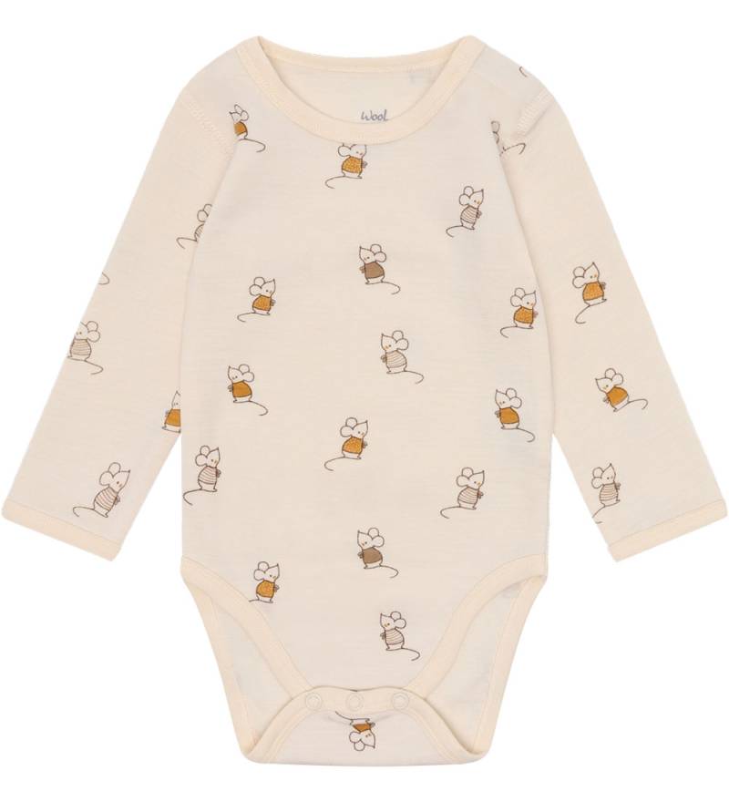 Hust and Claire Body l/ä - Wolle - HCBo Maus - Off White - Hust and Claire - 3 Jahre (98) - Body L/Ä von Hust and Claire