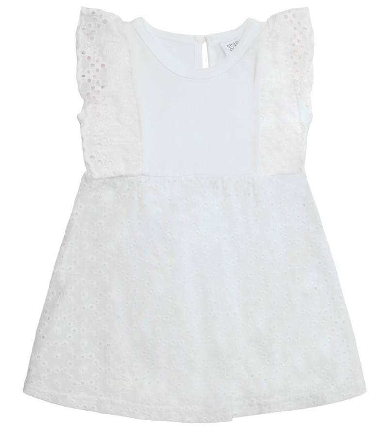 Hust and Claire Bodykleid k/ä - Christ's - White m. Strickerei E - Hust and Claire - 2 Jahre (92) - Body K/Ä von Hust and Claire