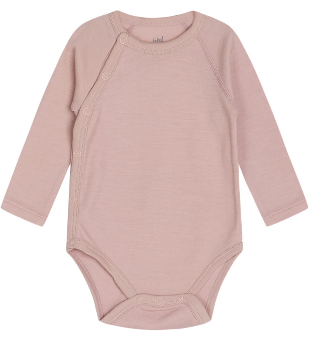 Hust and Claire Wickelbody l/ä - Wolle - HcBo - Adobe Rose - Hust and Claire - 1 Jahr (80) - Body L/Ä von Hust and Claire
