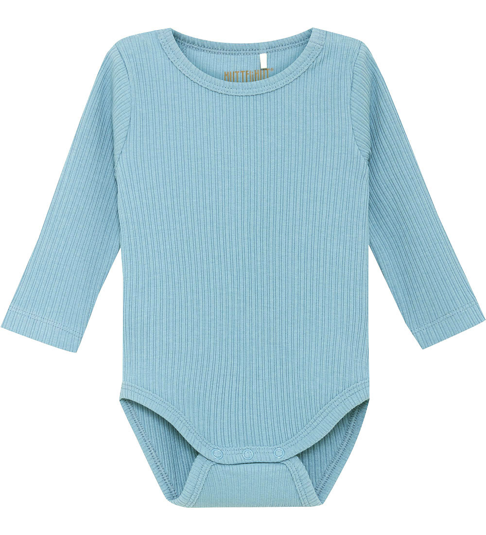 Huttelihut Body l/ä - Rib - Modal/Baumwolle - Windward Blue - Huttelihut - 1½ Jahre (86) - Body L/Ä von Huttelihut