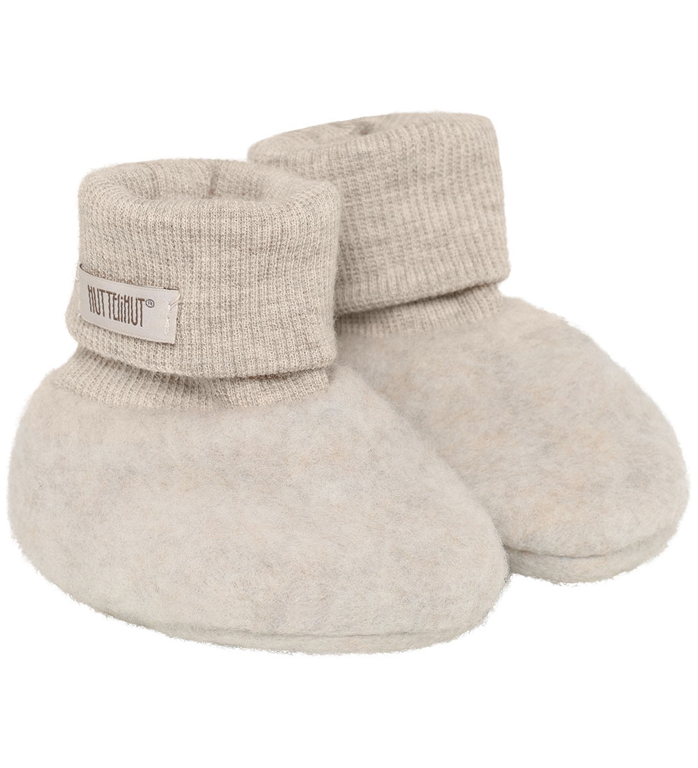 Huttelihut Krabbelschuhe - Wollvlies - Camel Melange - Huttelihut - 74/80 - Krabbelschuhe Huttelihut Krabbelschuhe - Wollvlies - Camel Melange - Huttelihut - 74/80 - Krabbelschuhe von Huttelihut