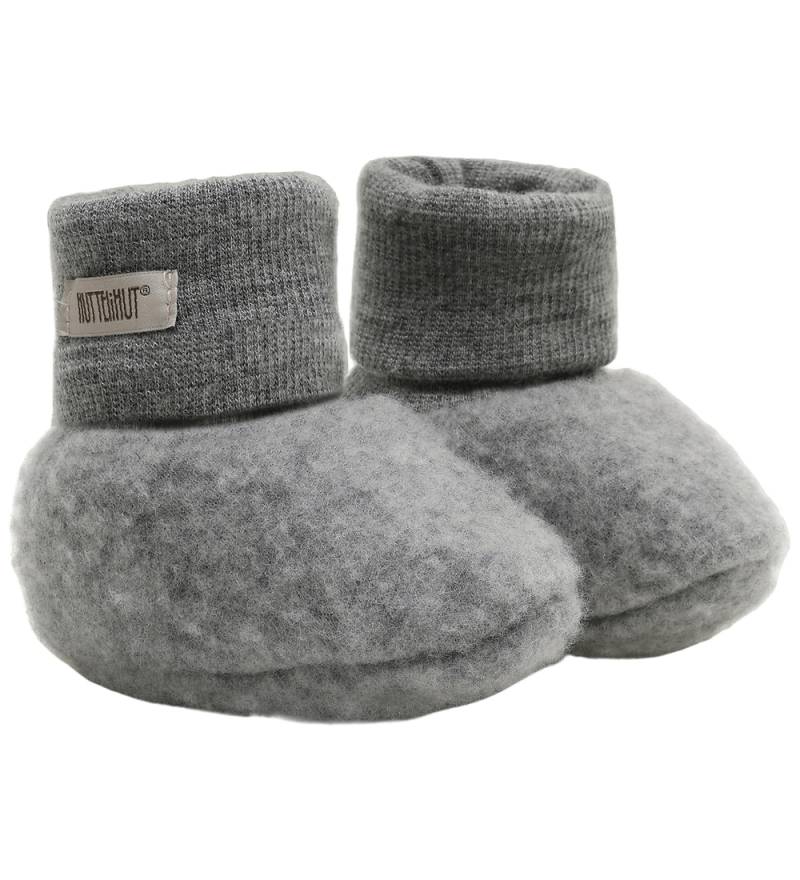 Huttelihut Krabbelschuhe - Wollvlies - Medium+ Grey Melange - Huttelihut - 50/56 - Krabbelschuhe Huttelihut Krabbelschuhe - Wollvlies - Medium+ Grey Melange - Huttelihut - 50/56 - Krabbelschuhe von Huttelihut