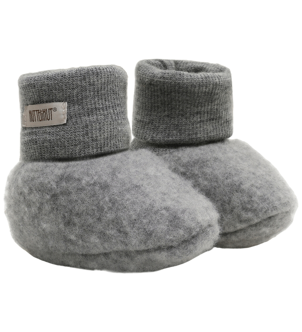 Huttelihut Krabbelschuhe - Wollvlies - Medium+ Grey Melange - Huttelihut - 86/92 - Krabbelschuhe Huttelihut Krabbelschuhe - Wollvlies - Medium+ Grey Melange - Huttelihut - 86/92 - Krabbelschuhe von Huttelihut