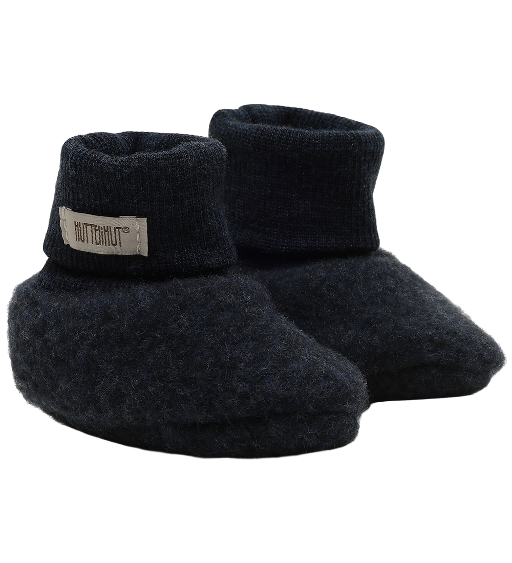 Huttelihut Krabbelschuhe - Wollvlies - Navy Melange - Huttelihut - 50/56 - Krabbelschuhe Huttelihut Krabbelschuhe - Wollvlies - Navy Melange - Huttelihut - 50/56 - Krabbelschuhe von Huttelihut
