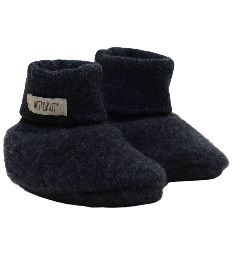 Huttelihut Krabbelschuhe - Wollvlies - Navy Melange - Huttelihut - 86/92 - Krabbelschuhe Huttelihut Krabbelschuhe - Wollvlies - Navy Melange - Huttelihut - 86/92 - Krabbelschuhe von Huttelihut
