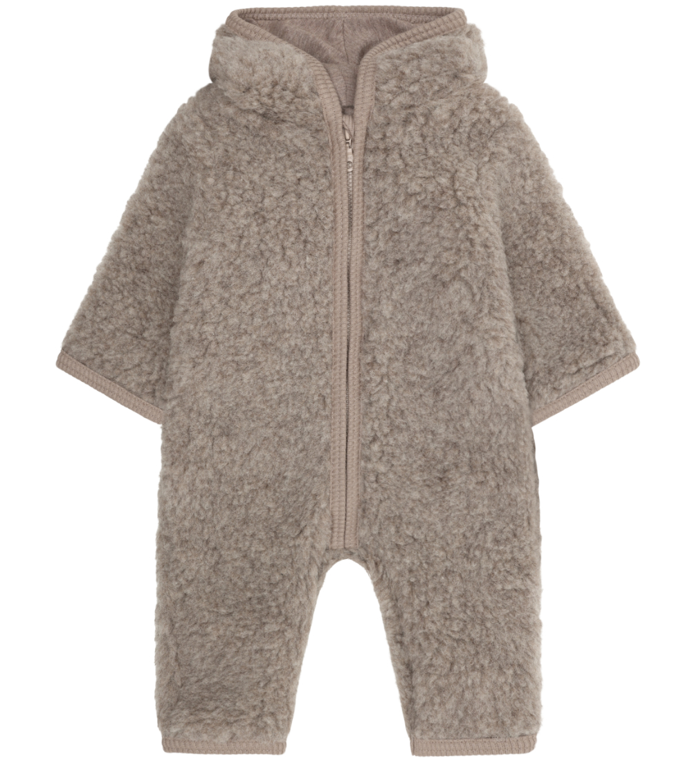 Huttelihut Overall - Wolle - Teddy - Camel Melange - Huttelihut - 1½ Jahre (86) - Overalls von Huttelihut