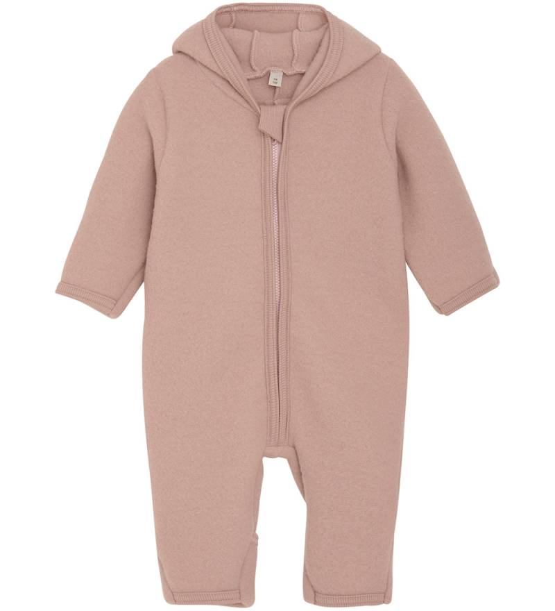Huttelihut Overall - Wollfleece - Mahogany Rose m. Ohren - Huttelihut - 1½ Jahre (86) - Overalls von Huttelihut