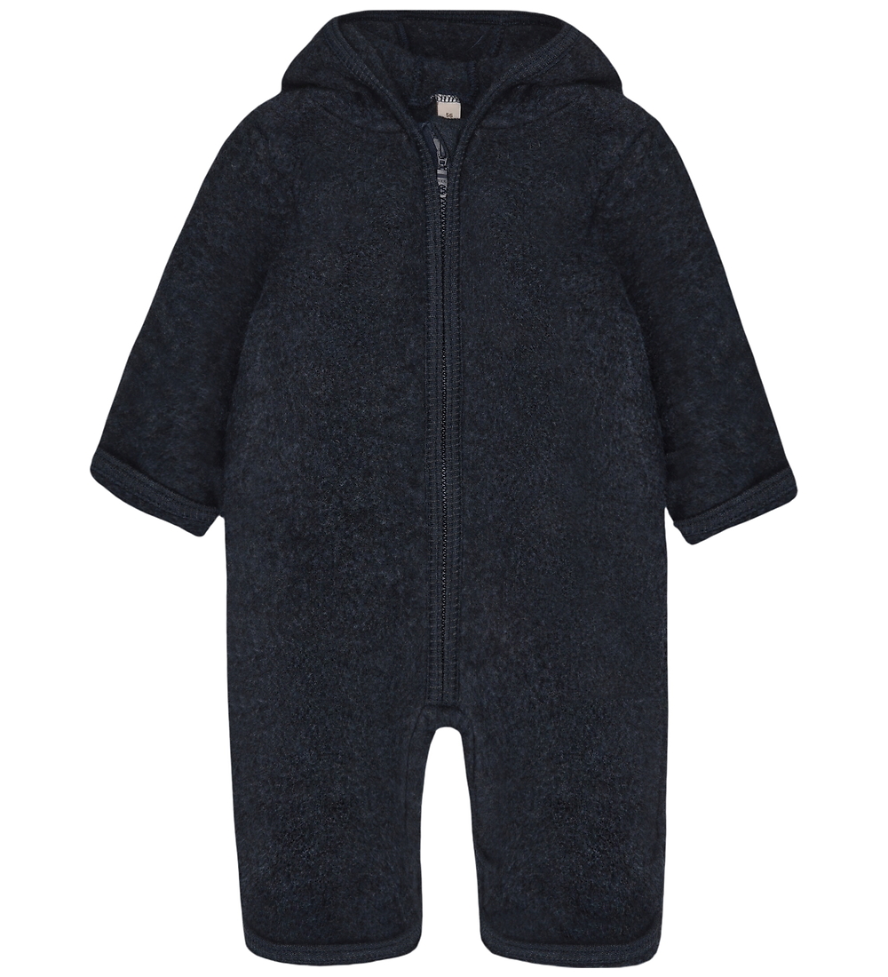 Huttelihut Overall - Wollvlies - Navy Melange m. Ohren - Huttelihut - 56 - Overalls Huttelihut Overall - Wollvlies - Navy Melange m. Ohren - Huttelihut - 56 - Overalls von Huttelihut