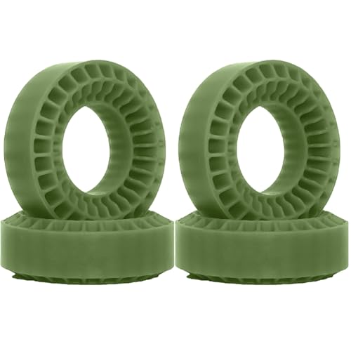 Huudngeje 1,0-Reifen, Weicher Silikon-Antischaumeinsatz, 52 mm Schwamm für 1/18 1/24 RC Crawler Car Axial SCX24 FMS FCX24 TRX4M Teile B von Huudngeje