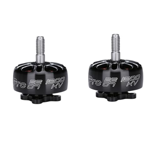 Huudngeje 2pcs -E Pro 2207 1800 KV Bürstenloser Motor 4 mm Wellendurchmesser 3-6S Lipo für 5-6-Propeller RC FPV Freestyle Drohnen von Huudngeje