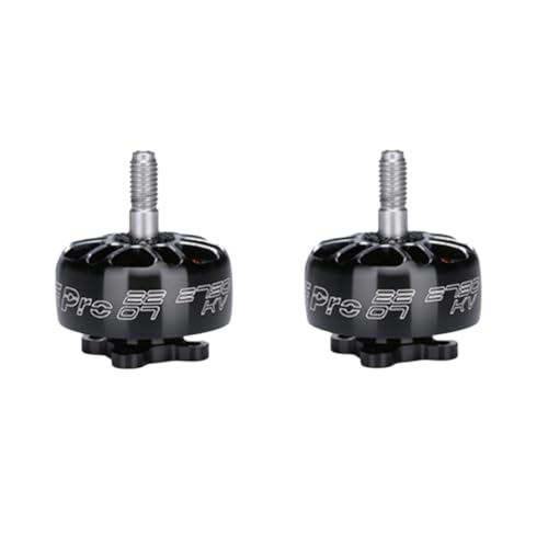 Huudngeje 2pcs -E Pro 2207 2750 KV Bürstenloser Motor für RC FPV Freestyle-Drohnen 2-4S Lipo 4 mm Wellendurchmesser für 5-6-Propeller von Huudngeje