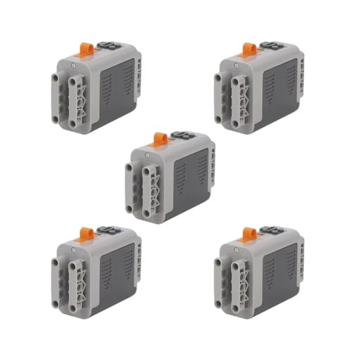 Huudngeje 5pcs AA Power-Up Battery Case Box für Leistungsfunktionen -Teile für LEGOEDS 8881 für DIY-Zugauto-Set AA Battery Case von Huudngeje
