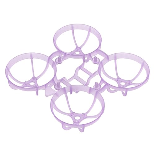 Huudngeje Für Luft 65 Kompatible FPV Racing Drone Frame FPV Quadcopter RC Drone Racing Quadcopter Rahmen Transparenter Purpler von Huudngeje