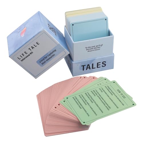 Huudngeje Interview Kit Karten Tales LifeStory Interview Kit Familien-Spieleabend mit Kuratierten Fragekarten Huudngeje Interview Kit Karten Tales LifeStory Interview Kit Familien-Spieleabend mit Kuratierten Fragekarten von Huudngeje
