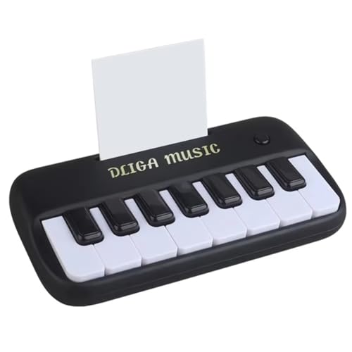 Huudngeje Mini Pocket Piano 15 Keys Simulation Elektronisch Klavierspielzeug Kinder Kinder Musikinstrument Bildungsspielzeug Schwarz Schwarz von Huudngeje