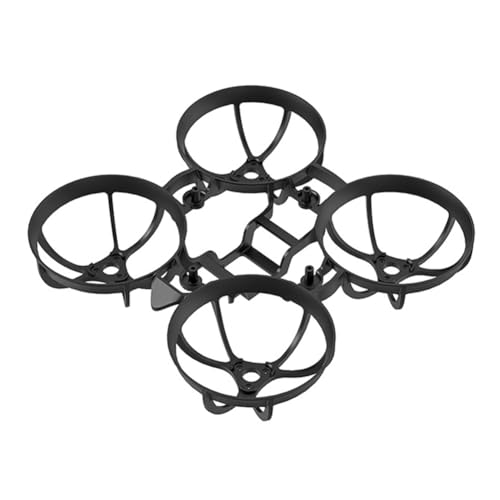 Huudngeje RC Racing Drone Quadcopter Rahmen für Luft 65 FPV Drohnenrahmen FPV Racing Quadcopter Frame Schwarz von Huudngeje