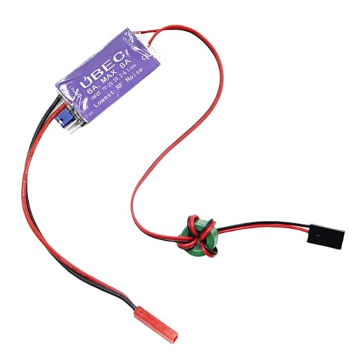 Huudngeje UBEC-Spannungsregler für RC-Flugzeuge Ausgang 5V / 6 V Max 12A für 2-6S Lipo / 6-16 Cell NI-Eingangsschalter Modell Bec 6a von Huudngeje