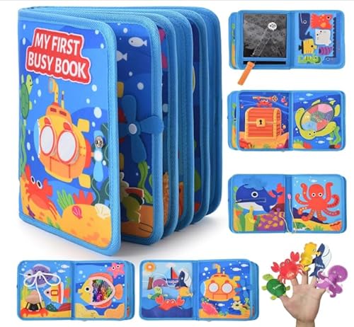HuuppHip Busy Board Montessori Spielzeug Ab: 1 Jahr von HuuppHip