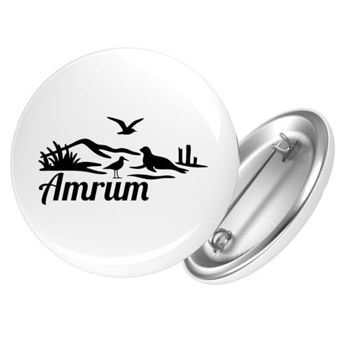 Huuraa Ansteckbutton Amrum Strandmotiv Geschenk Größe 59mm Amrum Accessoire Huuraa Ansteckbutton Amrum Strandmotiv Geschenk Größe 59mm Amrum Accessoire von Huuraa