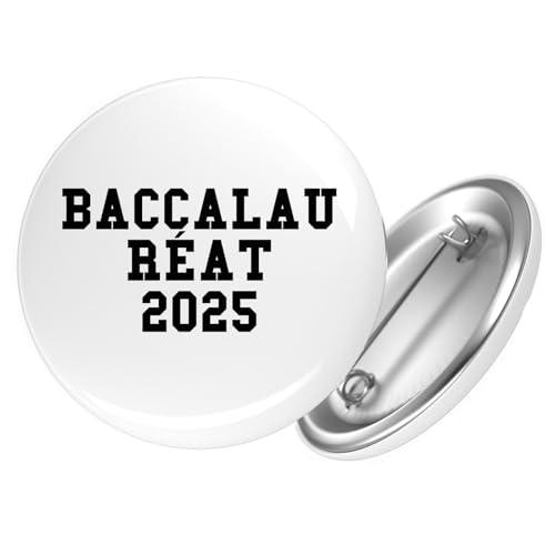 Huuraa Ansteckbutton Baccalauréat 2025 Abschluss Frankreich Geschenk Größe 59mm Baccalauréat 2025 Accessoire von Huuraa