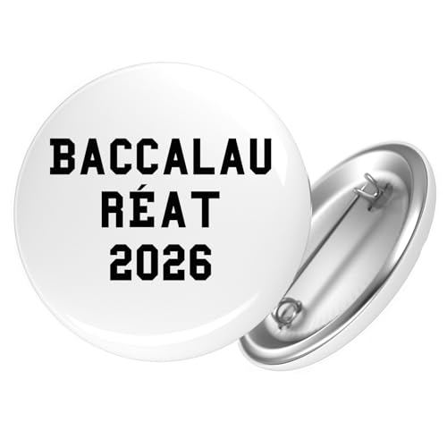 Huuraa Ansteckbutton Baccalauréat 2026 Abschluss Frankreich Geschenk Größe 59mm Anstecker Baccalauréat 2026 Accessoire Huuraa Ansteckbutton Baccalauréat 2026 Abschluss Frankreich Geschenk Größe 59mm Anstecker Baccalauréat 2026 Accessoire von Huuraa