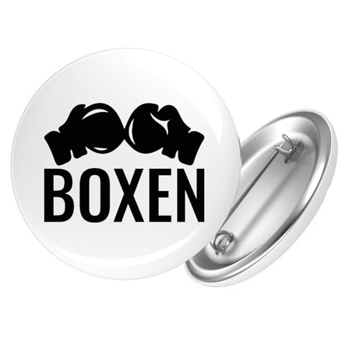 Huuraa Ansteckbutton Boxen Boxhandschuhe Geschenk Größe 59mm Boxen Accessoire Huuraa Ansteckbutton Boxen Boxhandschuhe Geschenk Größe 59mm Boxen Accessoire von Huuraa