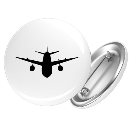 Huuraa Ansteckbutton Flugzeug Flieger Geschenk Größe 59mm Anstecker Flugzeug Accessoire Huuraa Ansteckbutton Flugzeug Flieger Geschenk Größe 59mm Anstecker Flugzeug Accessoire von Huuraa