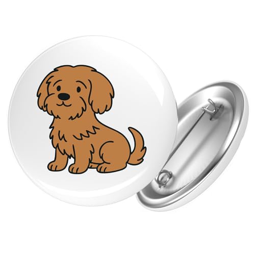 Huuraa Ansteckbutton Havaneser Havi Comic Geschenk Größe 59mm Havaneser Accessoire von Huuraa