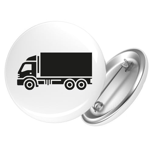 Huuraa Ansteckbutton LKW Lastkraftwagen Geschenk Größe 59mm Anstecker LKW Accessoire Huuraa Ansteckbutton LKW Lastkraftwagen Geschenk Größe 59mm Anstecker LKW Accessoire von Huuraa
