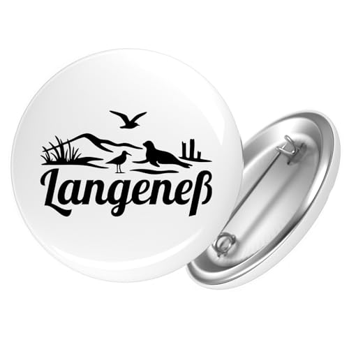 Huuraa Ansteckbutton Langeneß Strandmotiv Geschenk Größe 59mm Langeneß Accessoire Huuraa Ansteckbutton Langeneß Strandmotiv Geschenk Größe 59mm Langeneß Accessoire von Huuraa