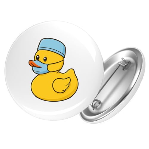 Huuraa Ansteckbutton Quietscheente Gesundheits- und Krankenpflege Comic Gummiente Geschenk Größe 59mm Quietscheente Gesundheits- und Krankenpflege Accessoire Huuraa Ansteckbutton Quietscheente Gesundheits- und Krankenpflege Comic Gummiente Geschenk Größe 59mm Quietscheente Gesundheits- und Krankenpflege Accessoire von Huuraa