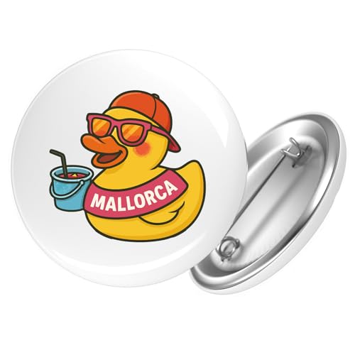 Huuraa Ansteckbutton Quietscheente Malle Gummiente Mallorca Geschenk Größe 59mm Quietscheente Malle Accessoire Huuraa Ansteckbutton Quietscheente Malle Gummiente Mallorca Geschenk Größe 59mm Quietscheente Malle Accessoire von Huuraa