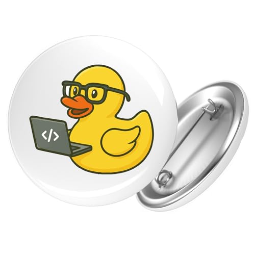 Huuraa Ansteckbutton Quietscheente Softwareentwicklung Comic Gummiente Geschenk Größe 59mm Quietscheente Softwareentwicklung Accessoire Huuraa Ansteckbutton Quietscheente Softwareentwicklung Comic Gummiente Geschenk Größe 59mm Quietscheente Softwareentwicklung Accessoire von Huuraa