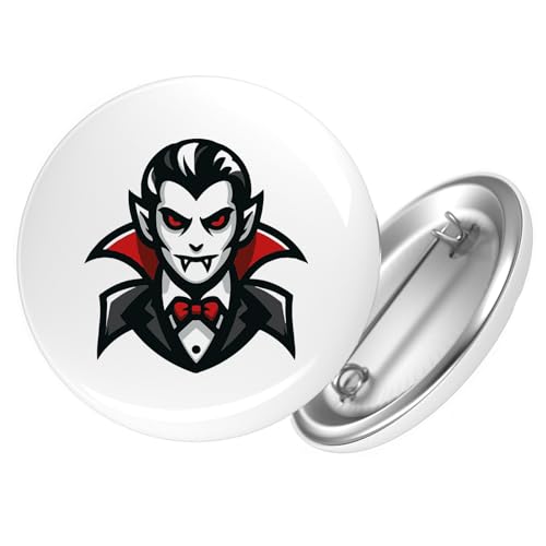 Huuraa Ansteckbutton Vampir Fabelwesen Geschenk Größe 59mm Vampir Accessoire Huuraa Ansteckbutton Vampir Fabelwesen Geschenk Größe 59mm Vampir Accessoire von Huuraa