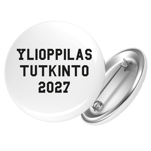 Huuraa Ansteckbutton Ylioppilastutkinto 2027 Abschluss Finnland Geschenk Größe 59mm Anstecker Ylioppilastutkinto 2027 Accessoire Huuraa Ansteckbutton Ylioppilastutkinto 2027 Abschluss Finnland Geschenk Größe 59mm Anstecker Ylioppilastutkinto 2027 Accessoire von Huuraa
