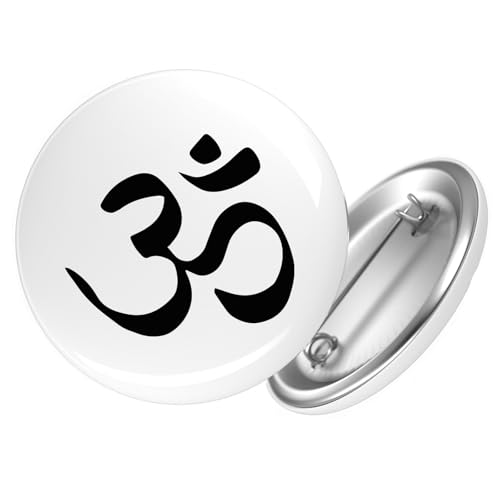 Huuraa Ansteckbutton Yoga Symbol Geschenk Größe 59mm Yoga-Om Accessoire Huuraa Ansteckbutton Yoga Symbol Geschenk Größe 59mm Yoga-Om Accessoire von Huuraa