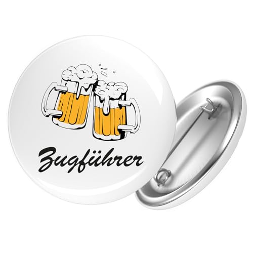 Huuraa Ansteckbutton Zugführer Schützenfest Spielmannszug Geschenk Größe 59mm Zugführer Accessoire von Huuraa